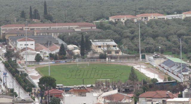 The stadium viewed from Amfissa medieval castle © Nikos Avramikos - Click to enlarge!