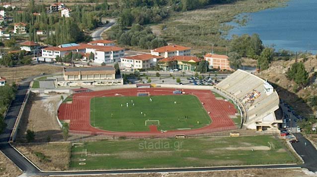 Πανοραμική άποψη του σταδίου (η φωτογραφία είναι πριν την τοποθέτηση των προβολέων)