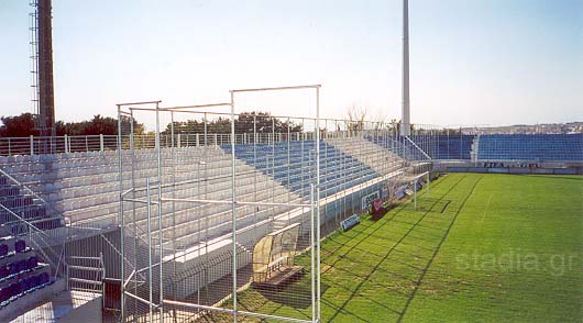 The south stand, where away fans sit