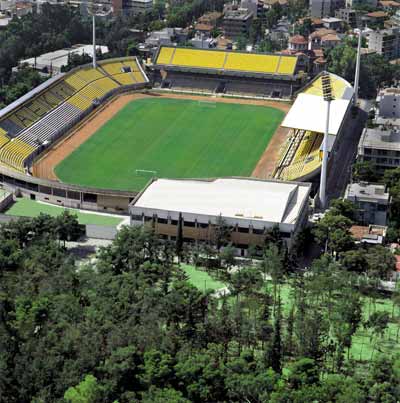 Aerial photo of "Nikos Goumas" Stadium