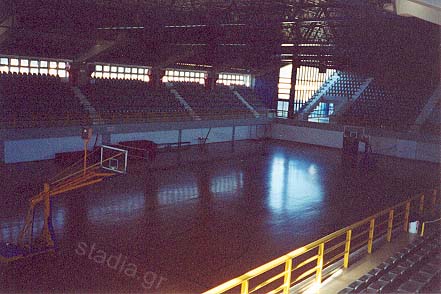 Internal view of the arena from the east stand