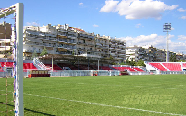The main west stand of Serres Stadium - Click to enlarge!